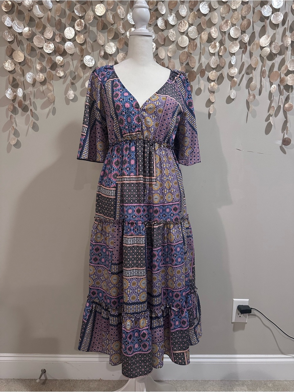 Trina Turk boho dress sz small